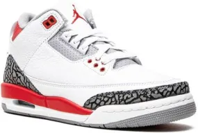 Jordan Kids Air Jordan 3 Retro Fire Red 2022 sneakers White