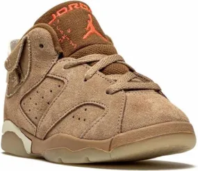 Jordan Kids x Travis Scott Air Jordan 6 Retro British Khaki sneakers Brown