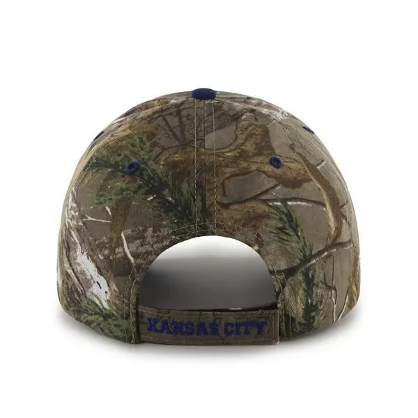 Kansas City Royals 47 Brand Realtree Camo Frost MVP Adjustable Hat Cap