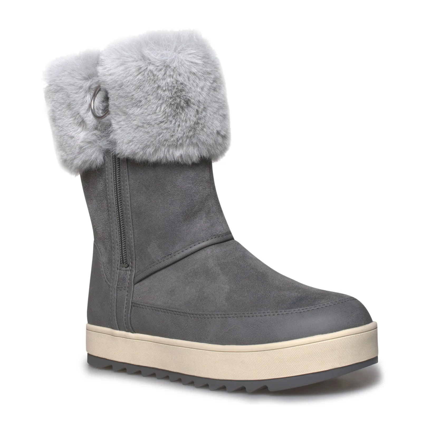 Koolaburra Tynlee Stone Grey Boots for Women