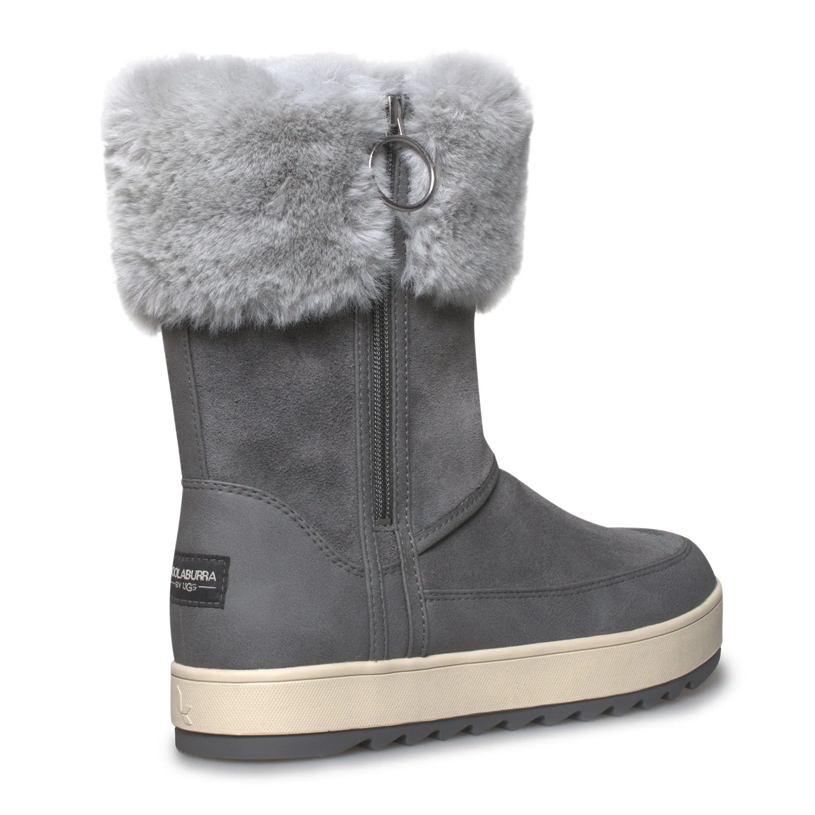 Koolaburra Tynlee Stone Grey Boots for Women