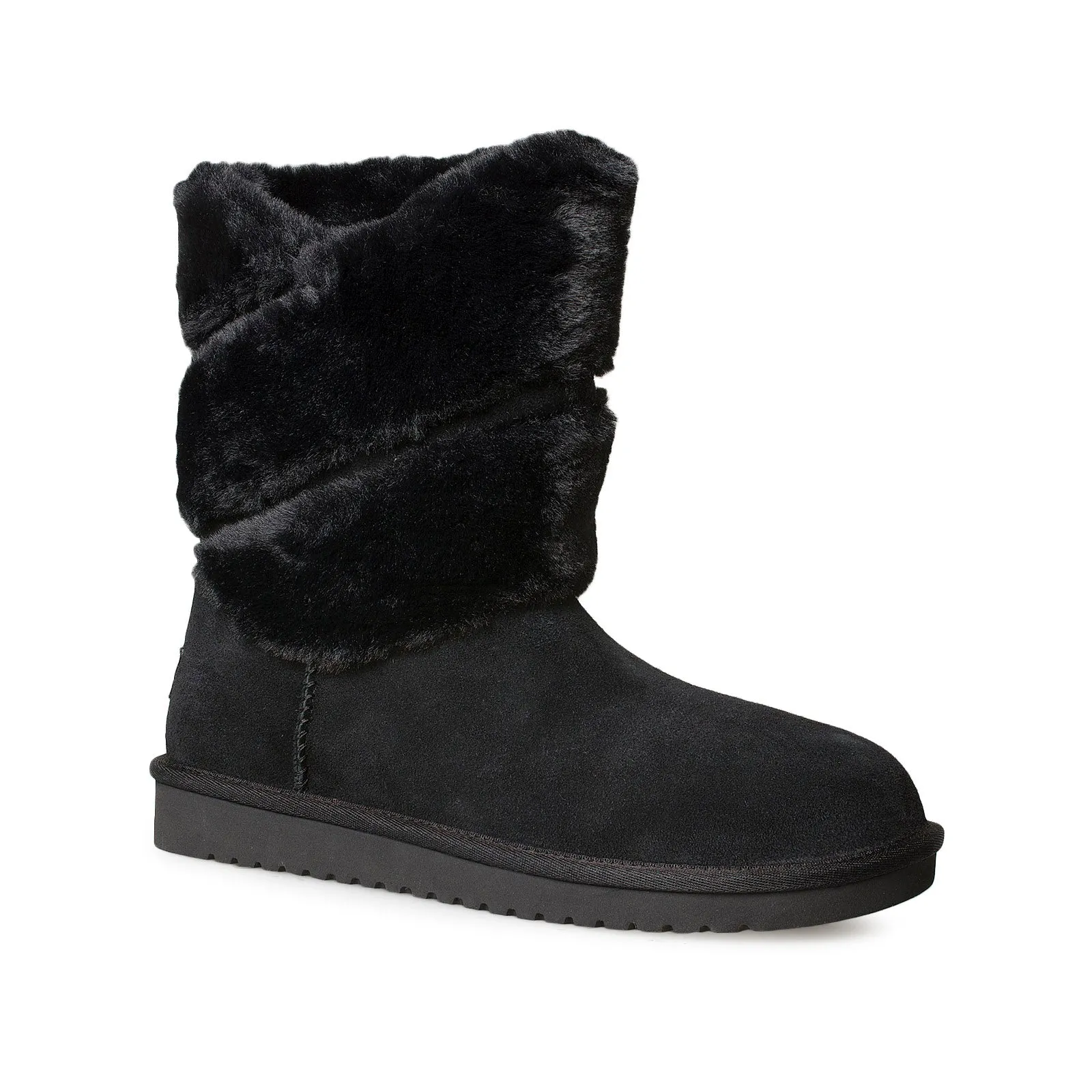 Koolaburra UGG Dezi Short Black Boots - Women's