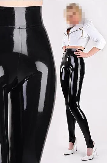 Latex High Waist Leggings