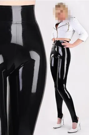 Latex High Waist Leggings