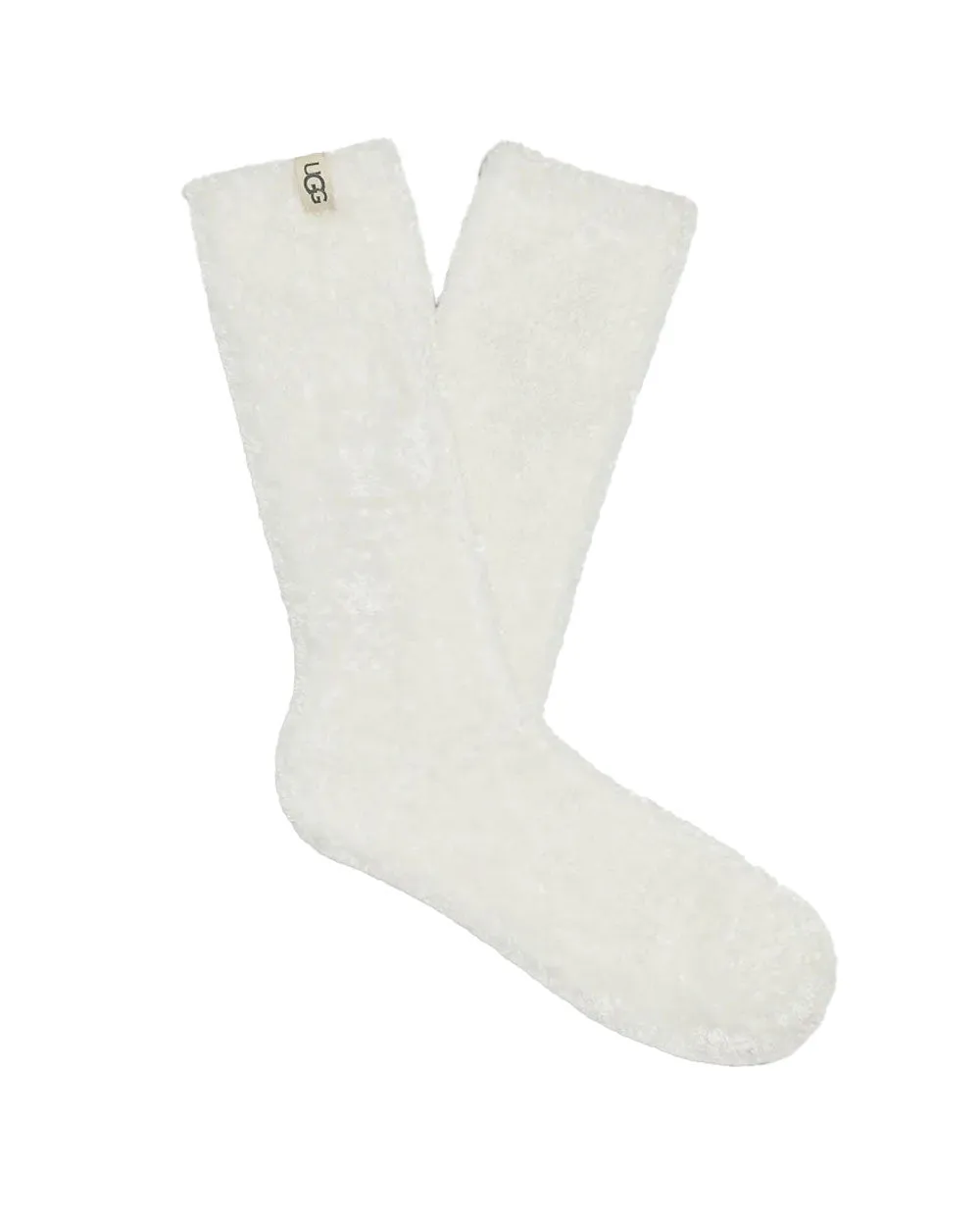 Leda White Cozy Socks