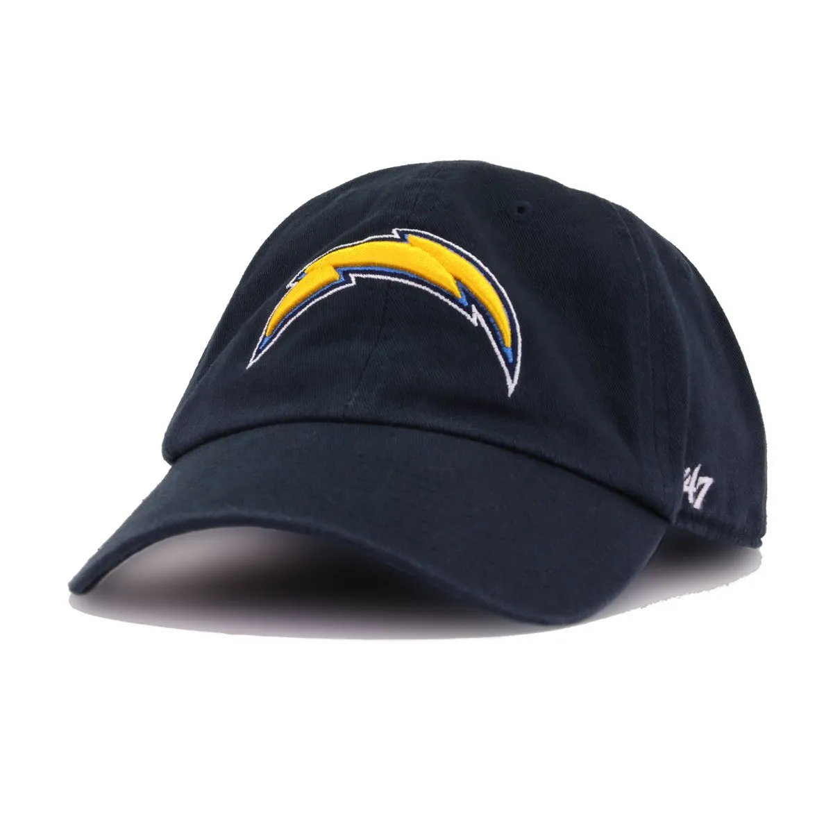 Los Angeles Chargers Navy 47 Brand Clean Up Dad Hat