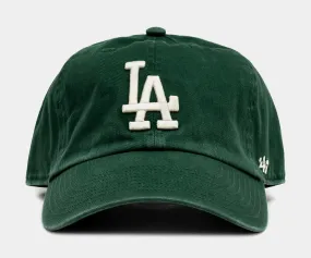 Los Angeles Dodgers Green Mens Hat - Clean Up Style