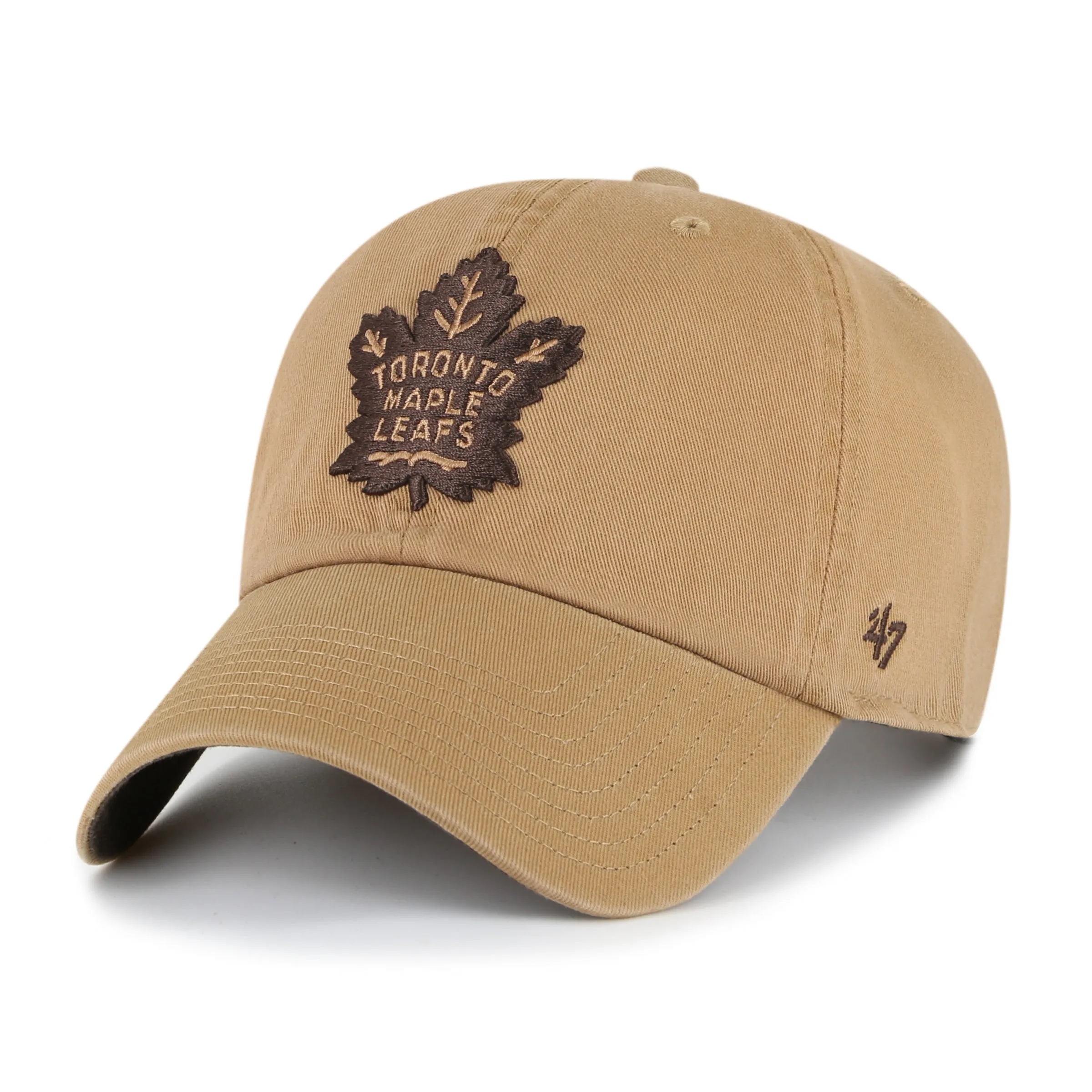 Maple Leafs Hat - 47 Brand Clean Up Dune Slouch Adjustable