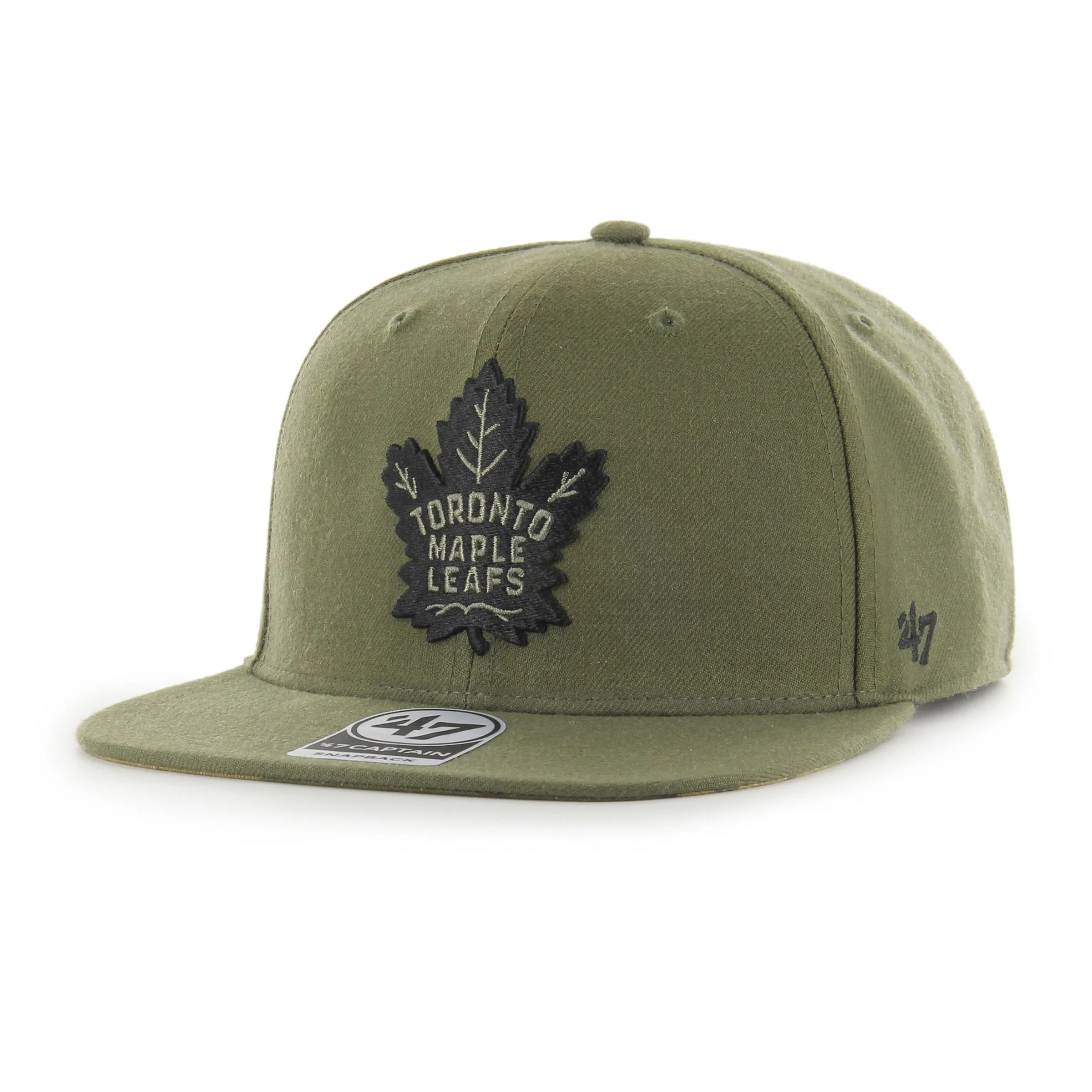 Maple Leafs Men's Camo Captain Hat by 47 Brand