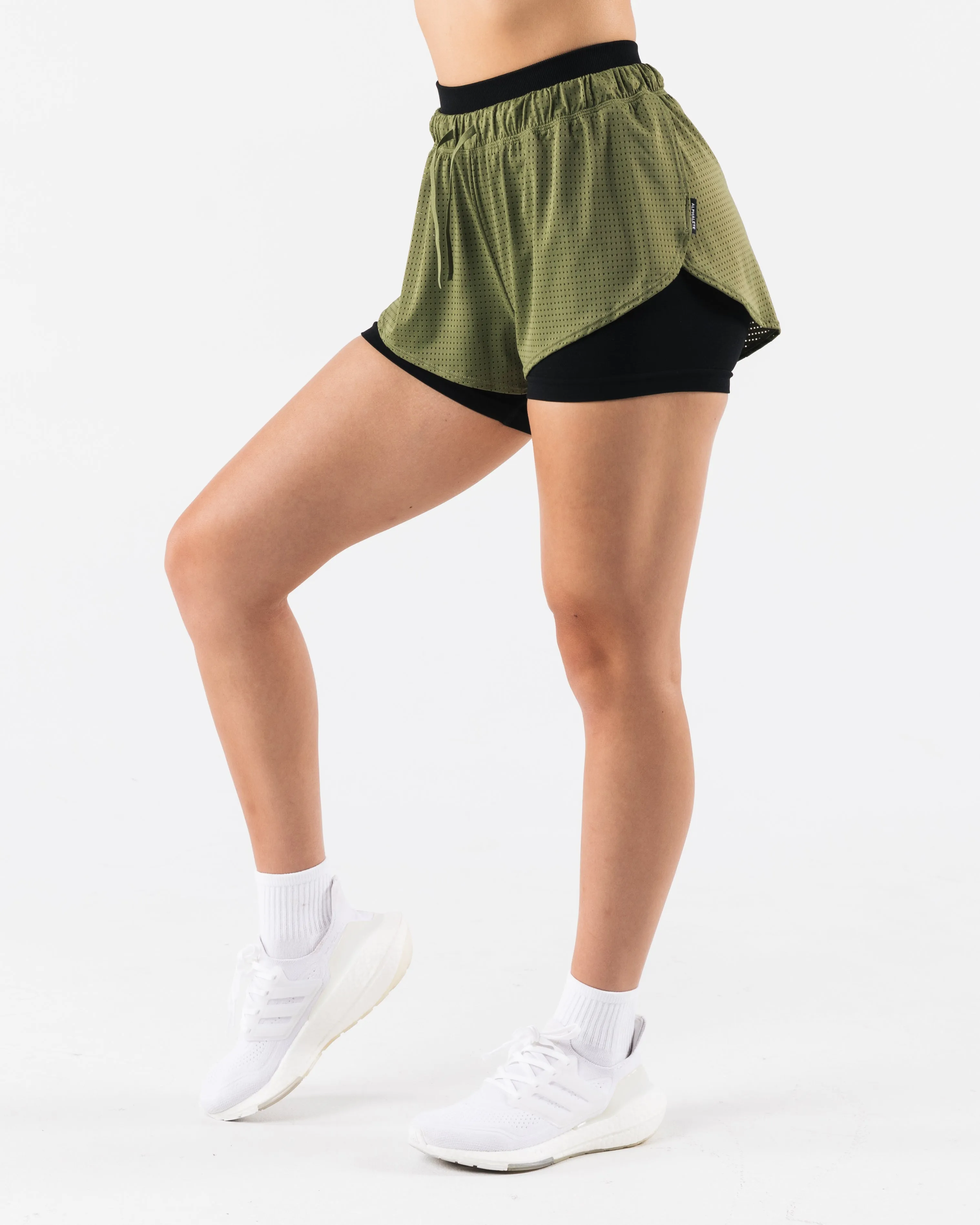 Margo Agave Mesh Shorts