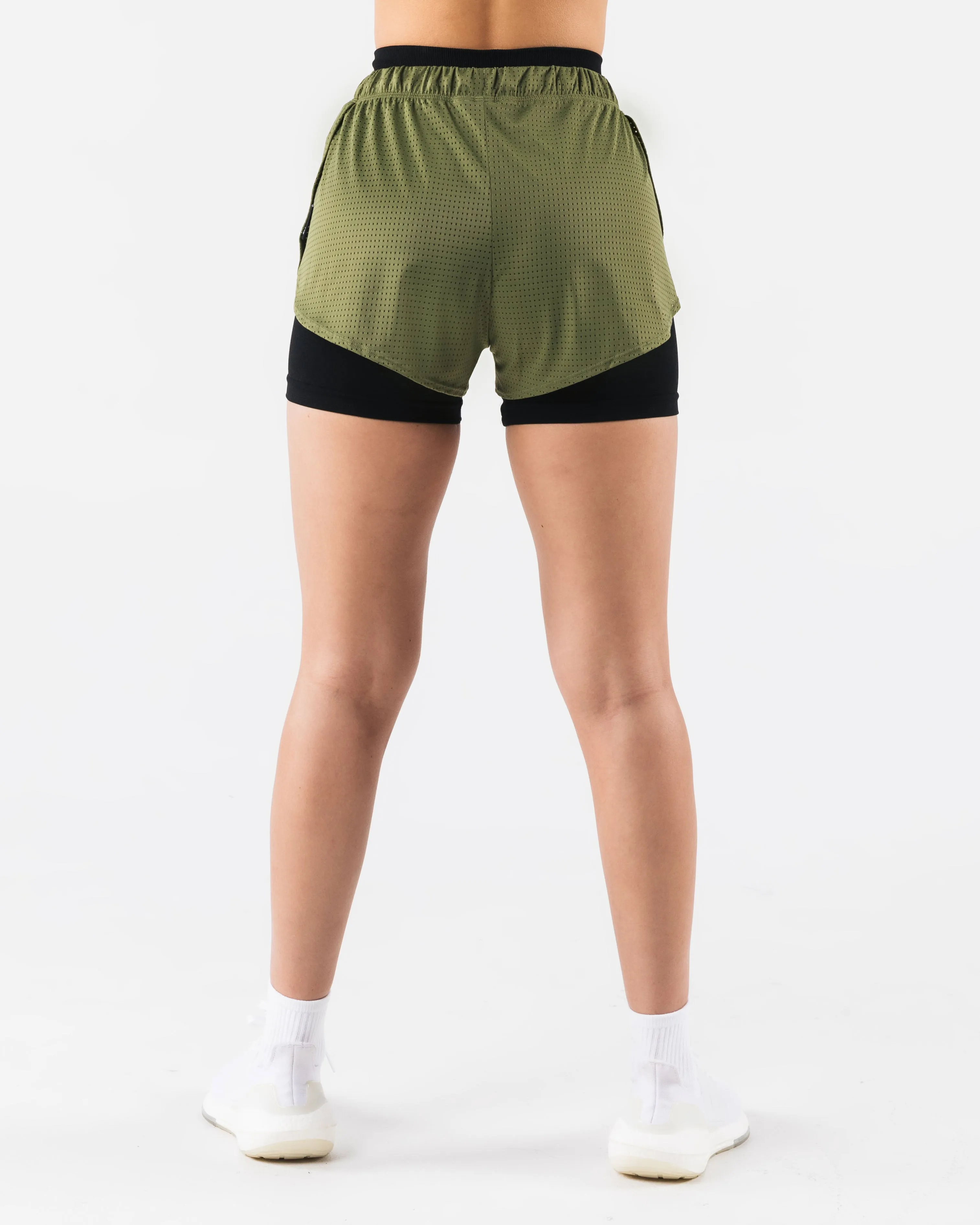 Margo Agave Mesh Shorts