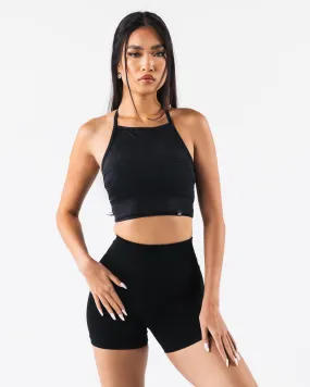 Margo Black Mesh Tank