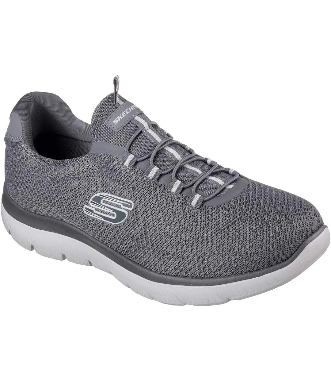 Mens summits trainers charcoal grey Skechers