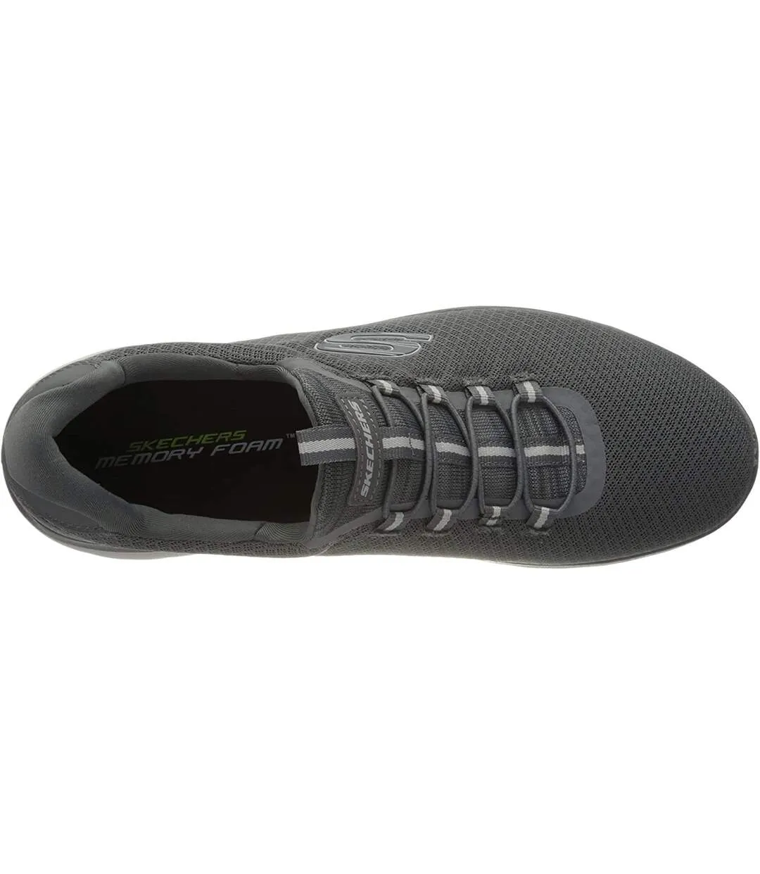 Mens summits trainers charcoal grey Skechers