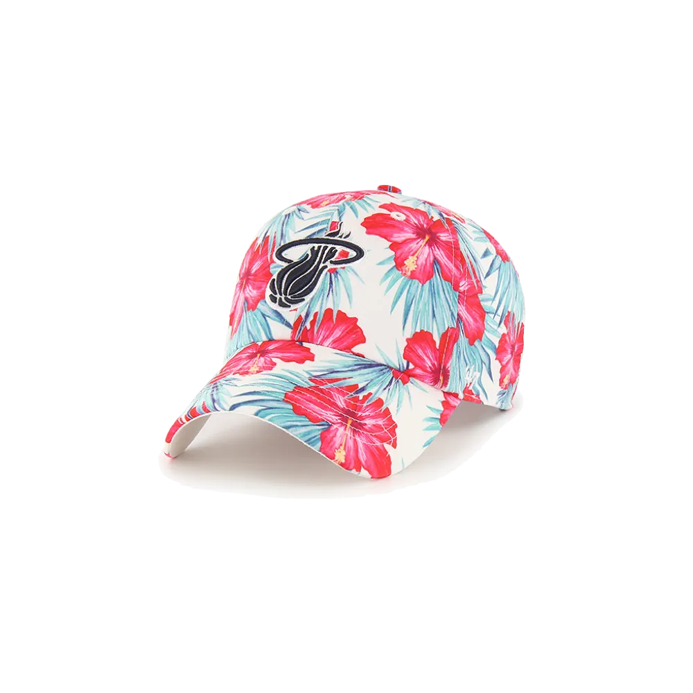 Miami HEAT Floral Logo Dad Hat - 47 Brand