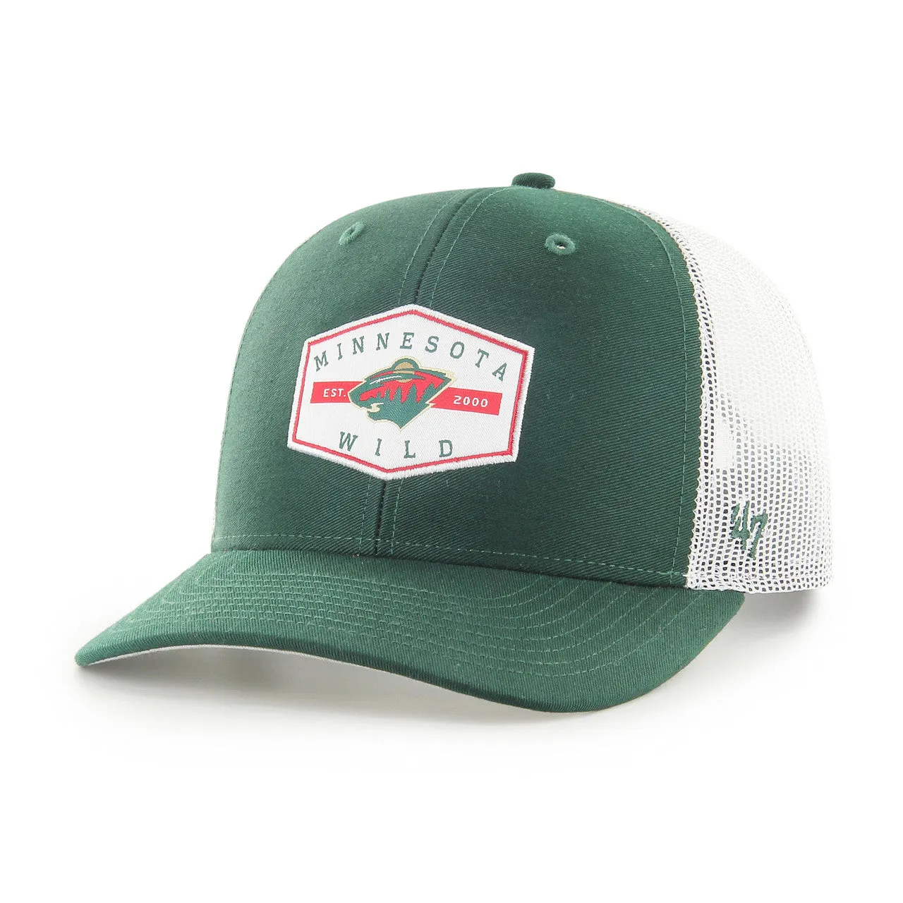 Minnesota Wild '47 Brand Green Convoy Trucker Adjustable Snapback Hat