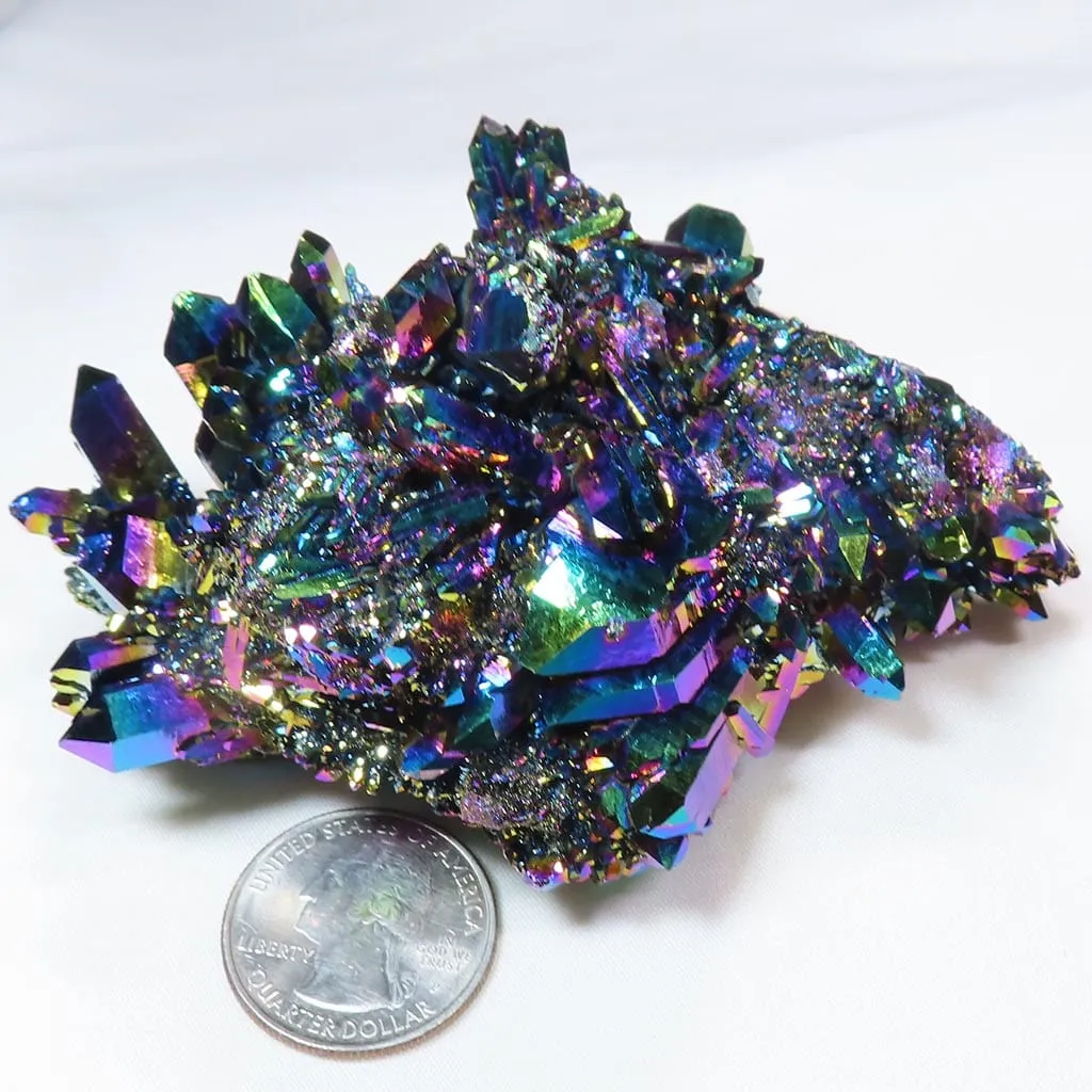 n0522 - Rainbow Aura Burr with DT/ET's