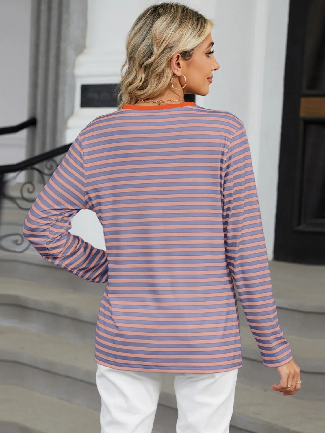 Nantucket Notched Long Sleeve Tee