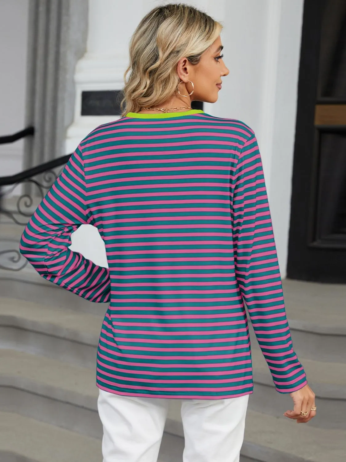 Nantucket Notched Long Sleeve Tee