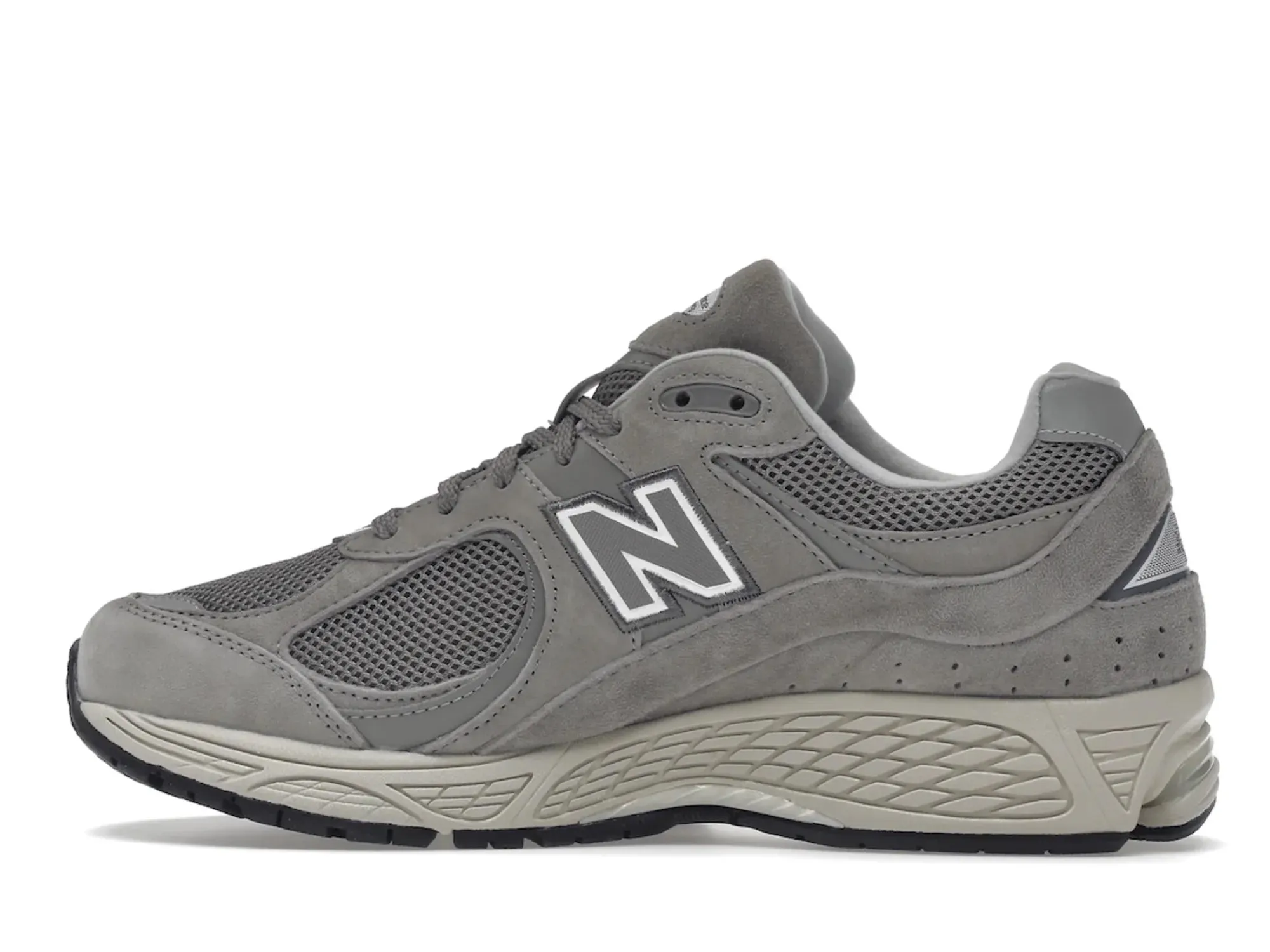 New Balance 2002R Marblehead Light Aluminum sneakers.