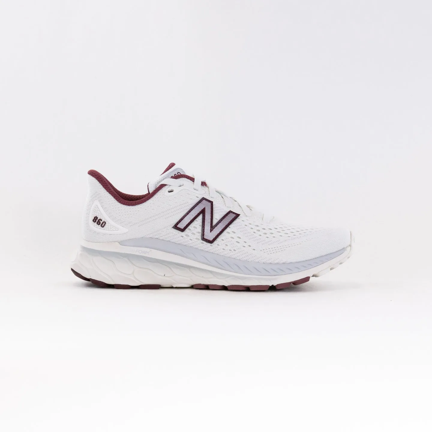 New Balance 860V13 (Women's) - White/Maroon