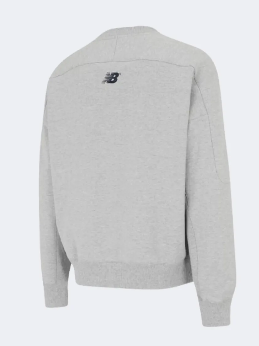 New Balance Archive Men Lifestyle Sweatshirt Athletic Grey