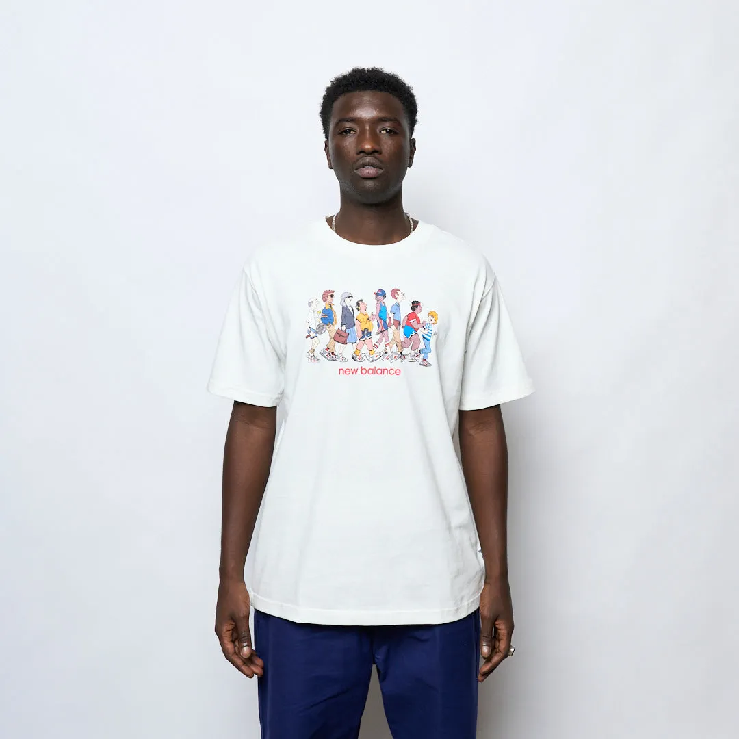 New Balance - Athletics Relaxed Archive Walk T-Shirt (White)