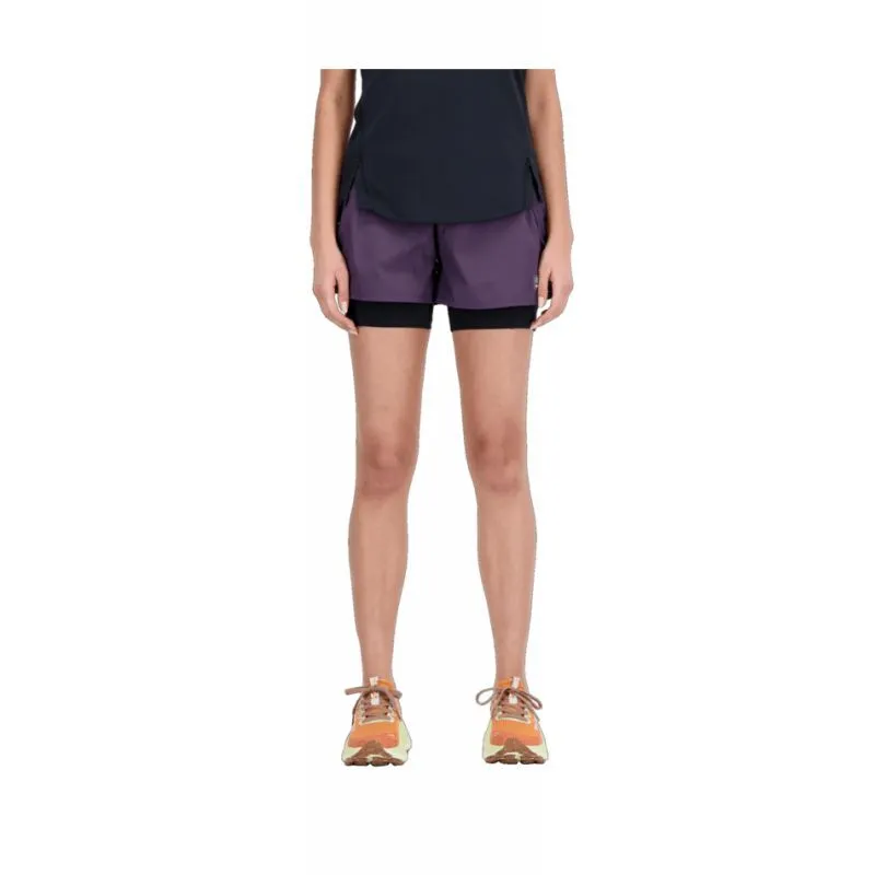 New Balance  Impact Trail AT 2In1 Short - Pantaloncini da trail running - Donna