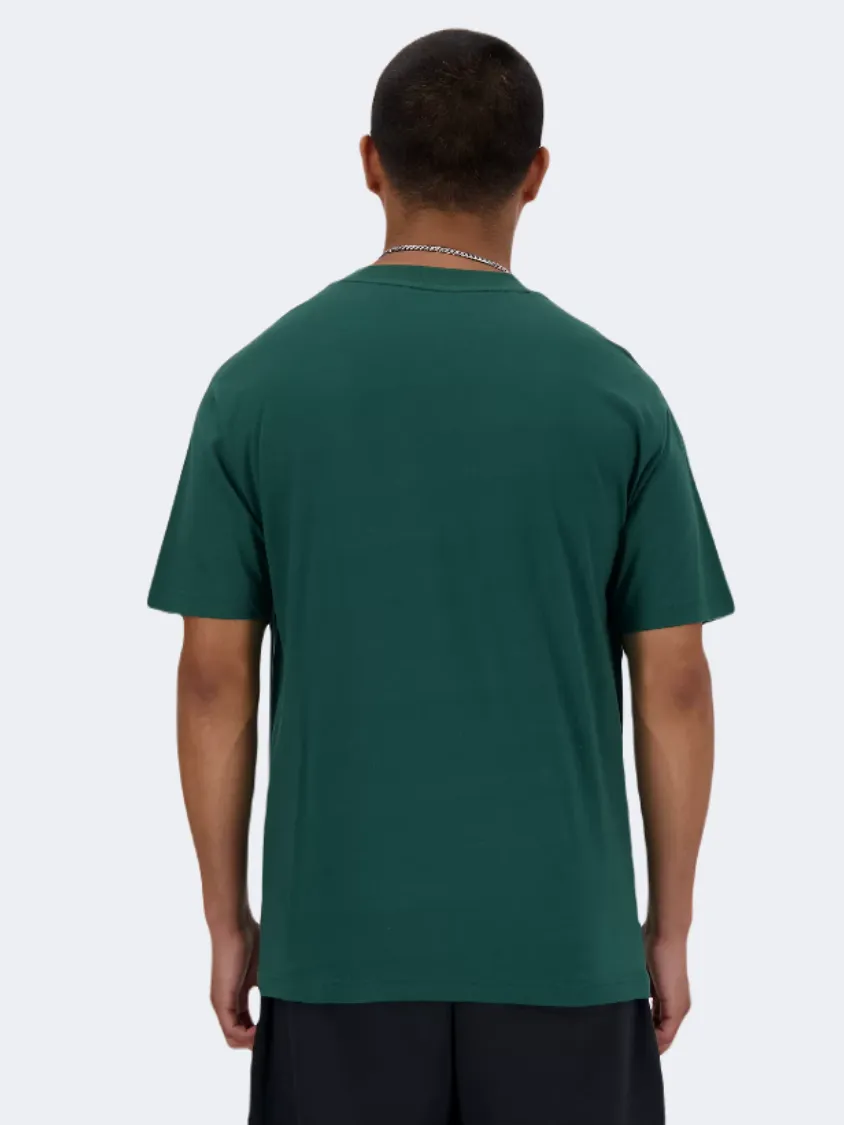 New Balance Small Logo Men Lifestyle T-Shirt Nightwatch Green