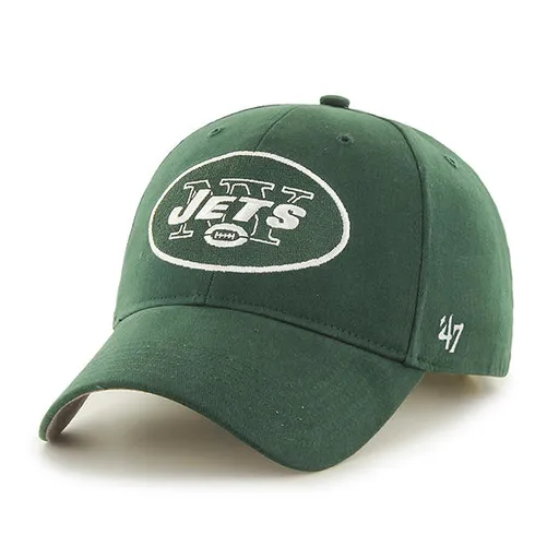 New York Jets Youth Baseball Cap - Dark Green Adjustable Size by '47 Brand