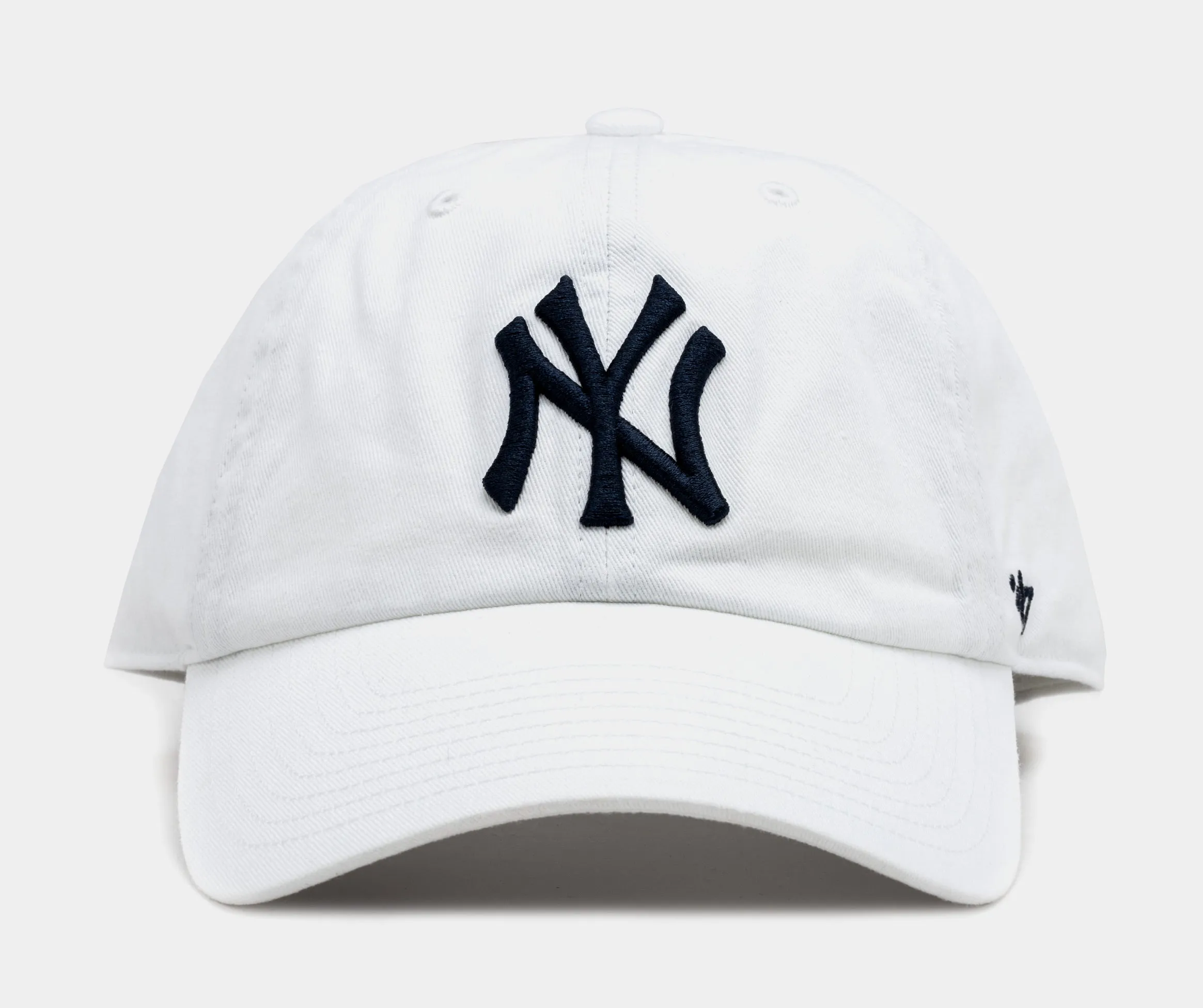 New York Yankees Men's Hat - White - Clean Up