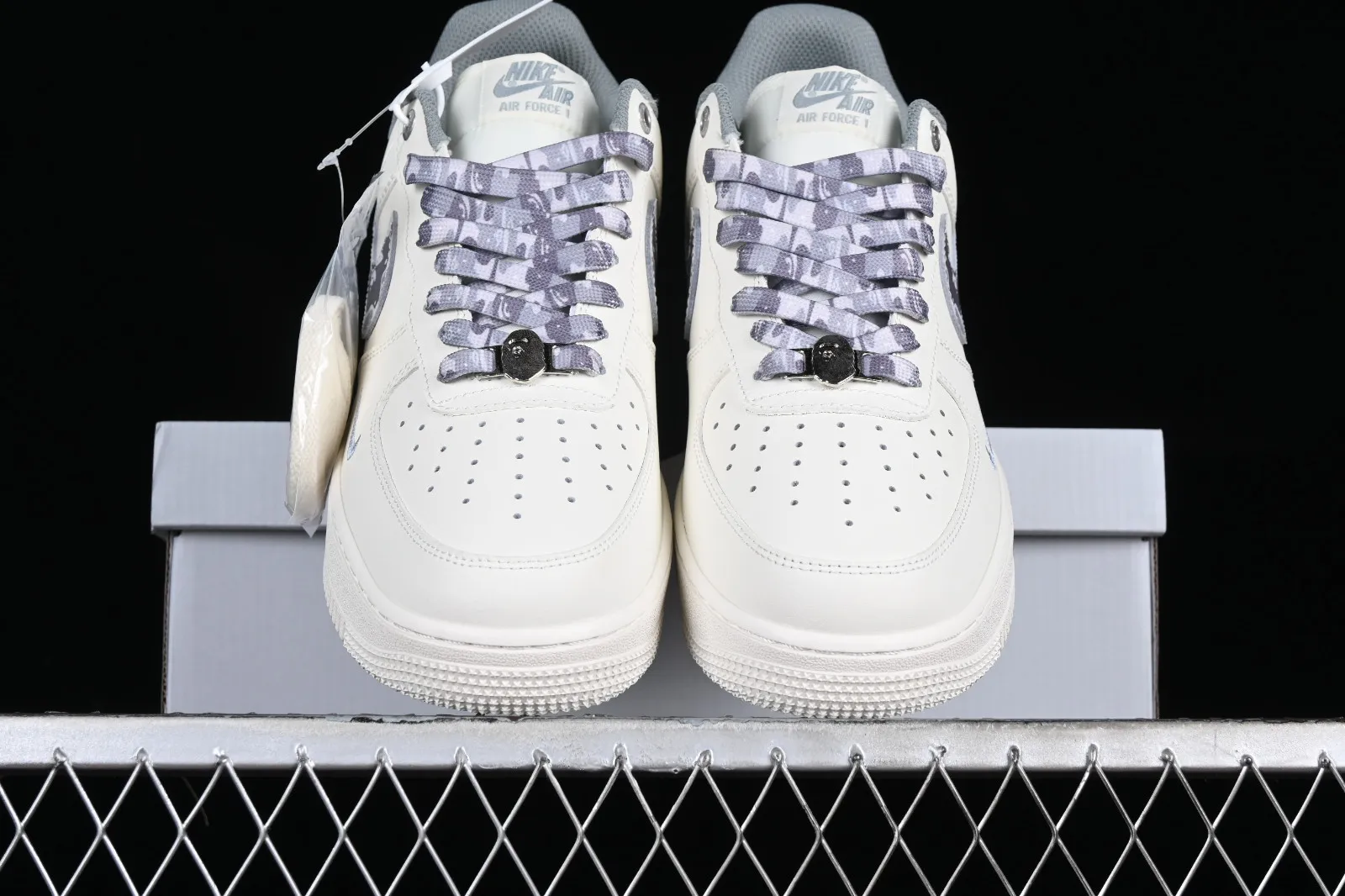 Nike Air Force 1 07 Low BAPE White Grey PF9055-760