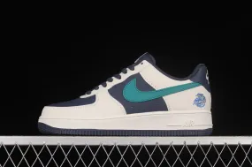 Nike Air Force 1 07 Low Midnight Blue White Green BS8872-033