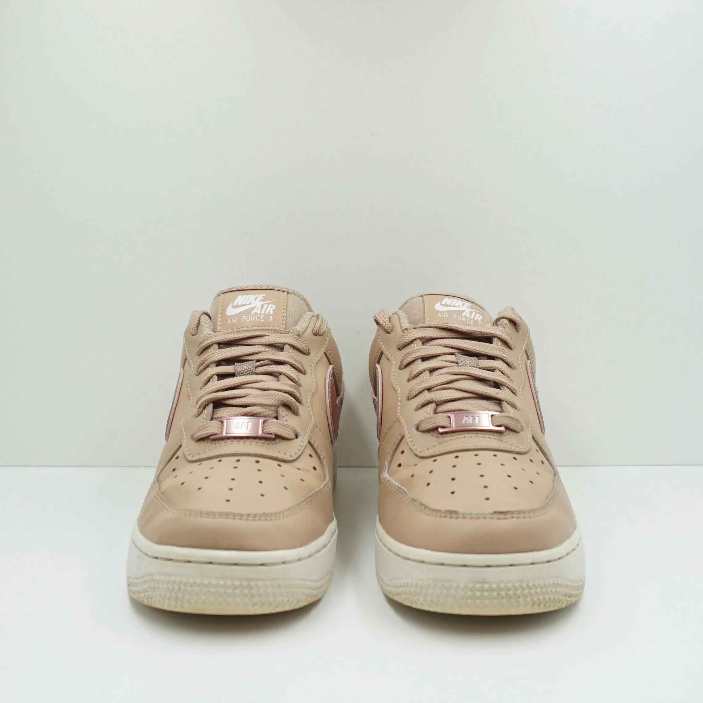 Nike Air Force 1 '07 Tan Metallic Rose Gold (W)