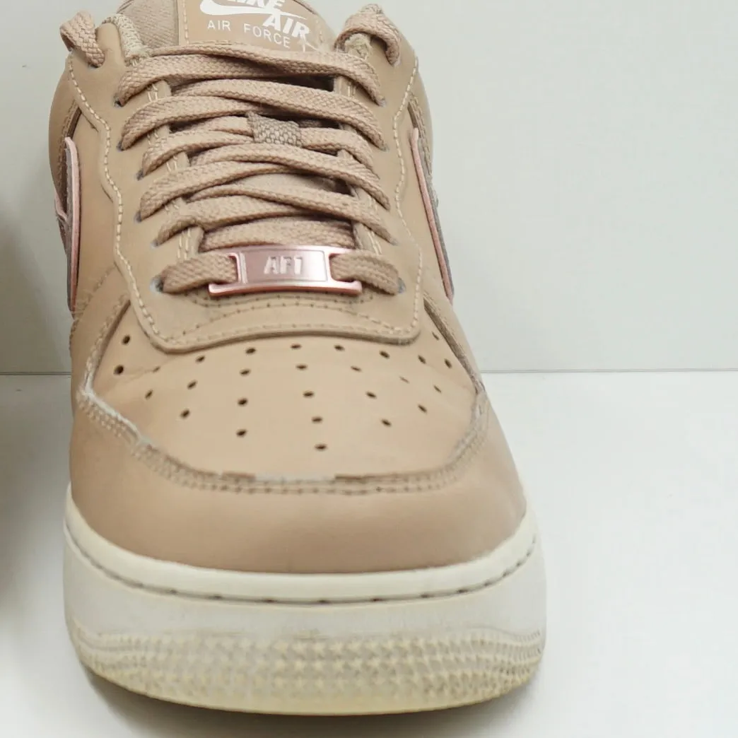 Nike Air Force 1 '07 Tan Metallic Rose Gold (W)