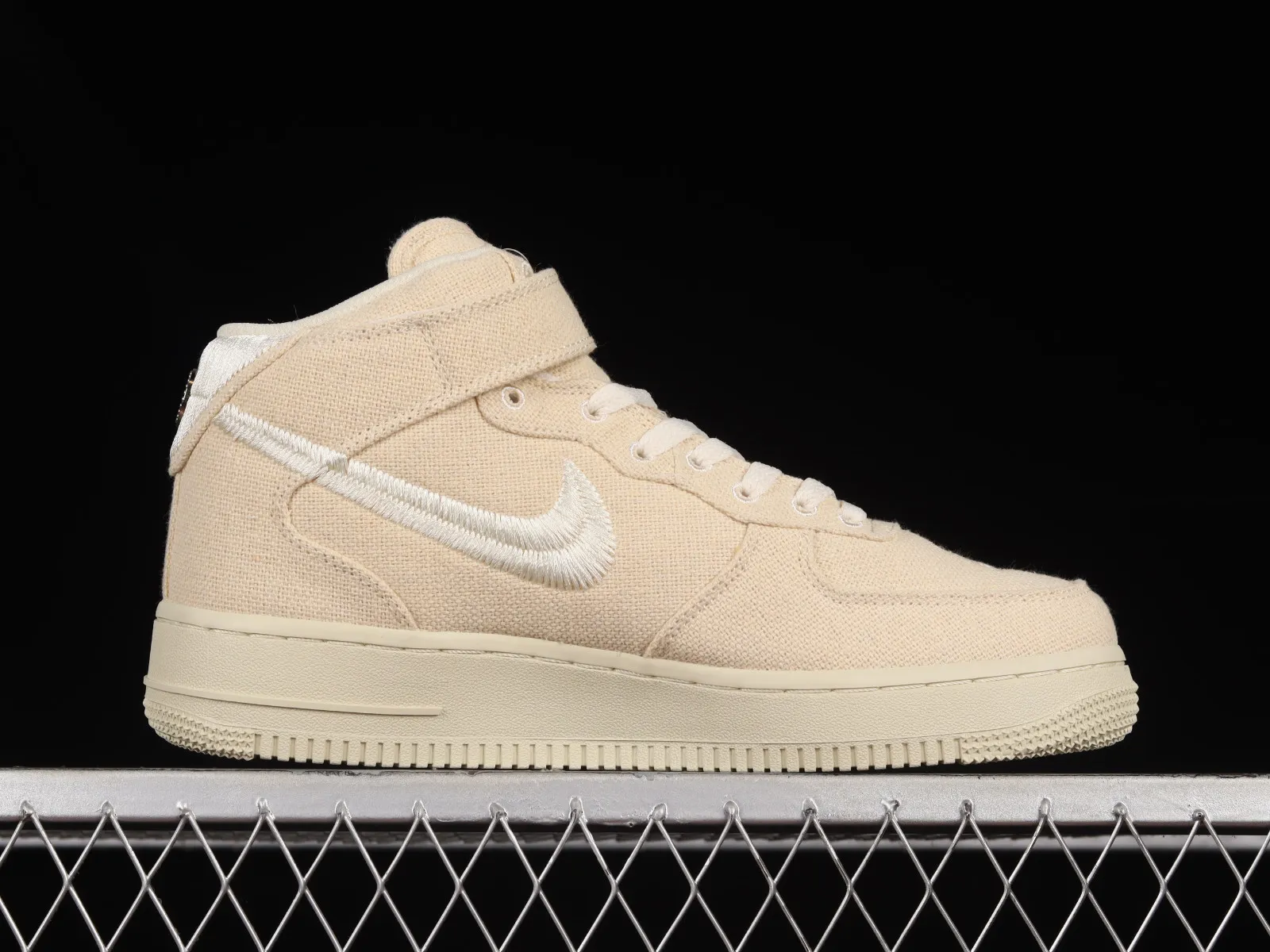 Nike Air Force 1 Mid Stussy Fossil Sail DJ7841-200