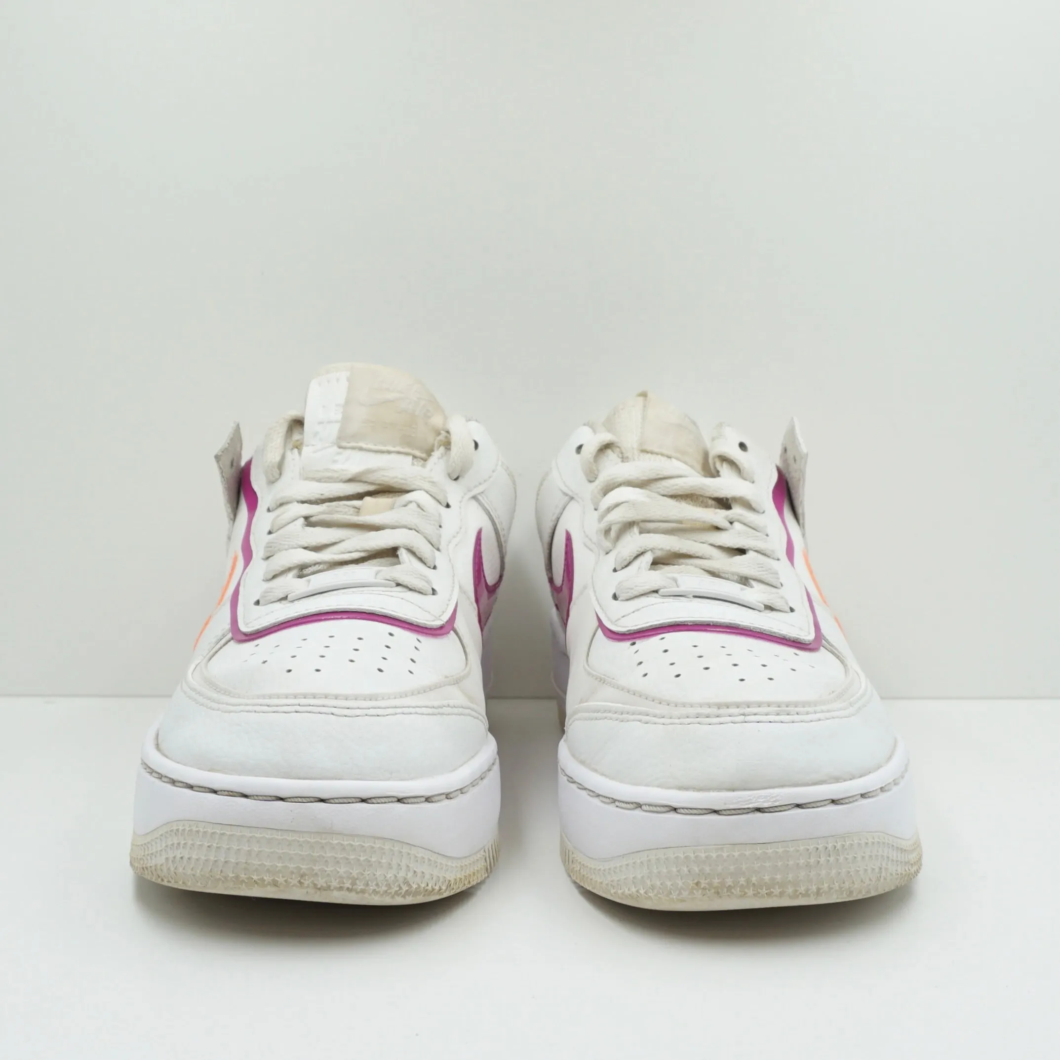 Nike Air Force 1 Shadow White Mango Red Plum (W)