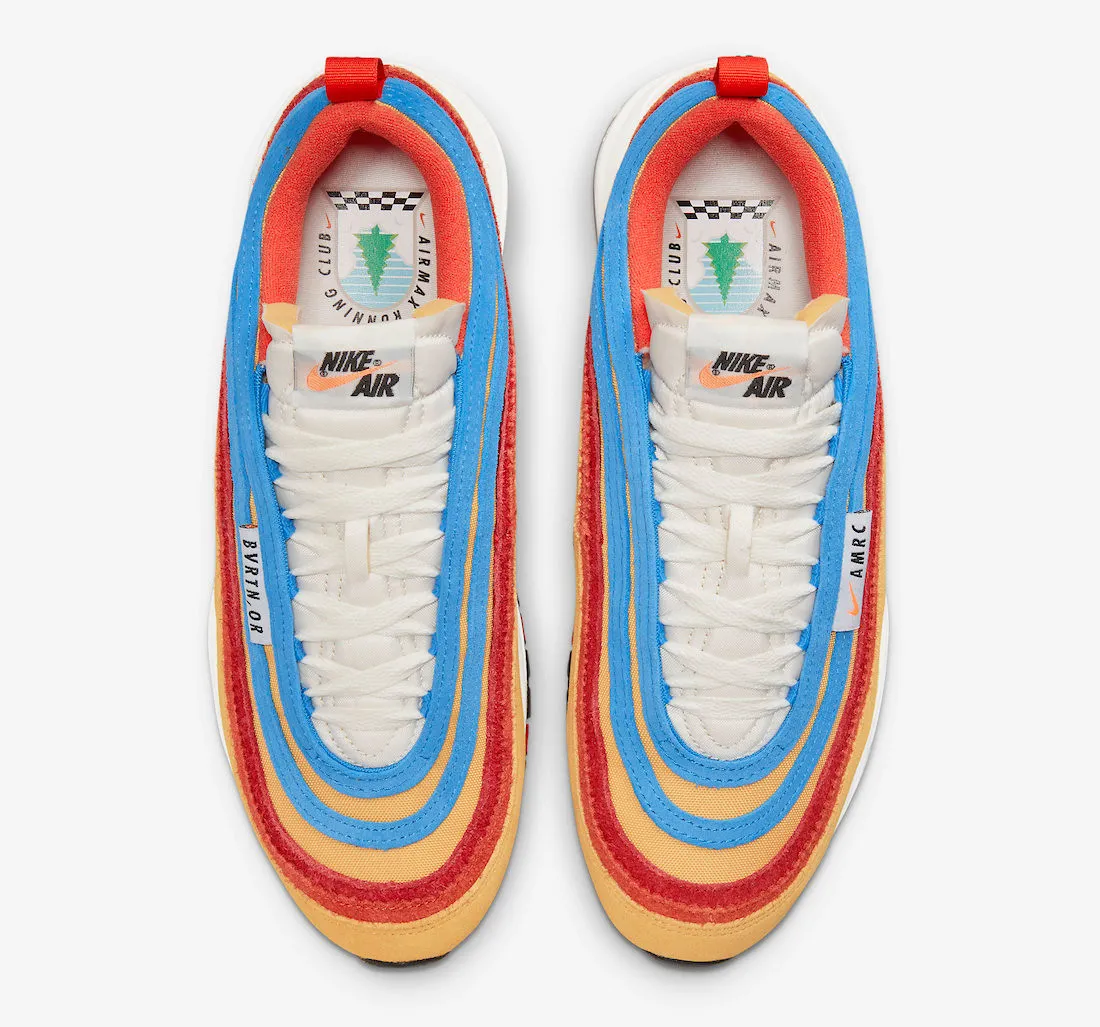 Nike Air Max 97 SE Pollen Light Photo Blue University Red Orange DH1085-700