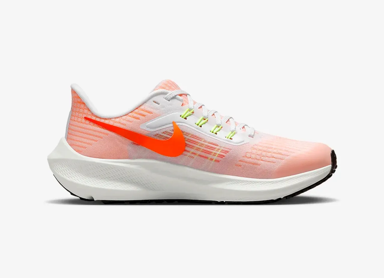 Nike Air Zoom Pegasus 39 White Bright Crimson Black Total Orange DM4015-102