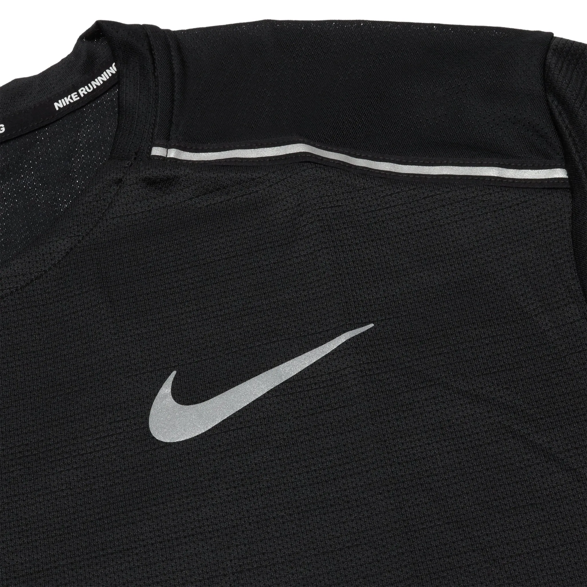 Nike Black Dri-FIT Miler Running T-Shirt