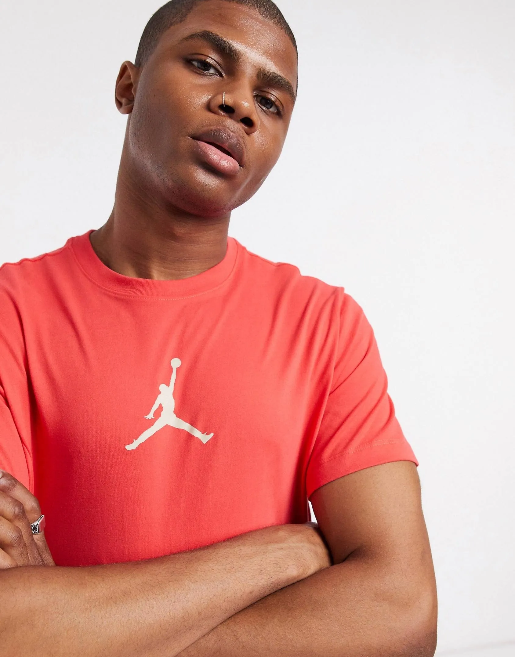 Nike Crew Neck Pullovers | Street Style | Plain | Cotton | Short Sleeves