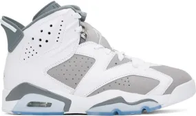 Nike Jordan Gray & White Air Jordan 6 Retro Sneakers