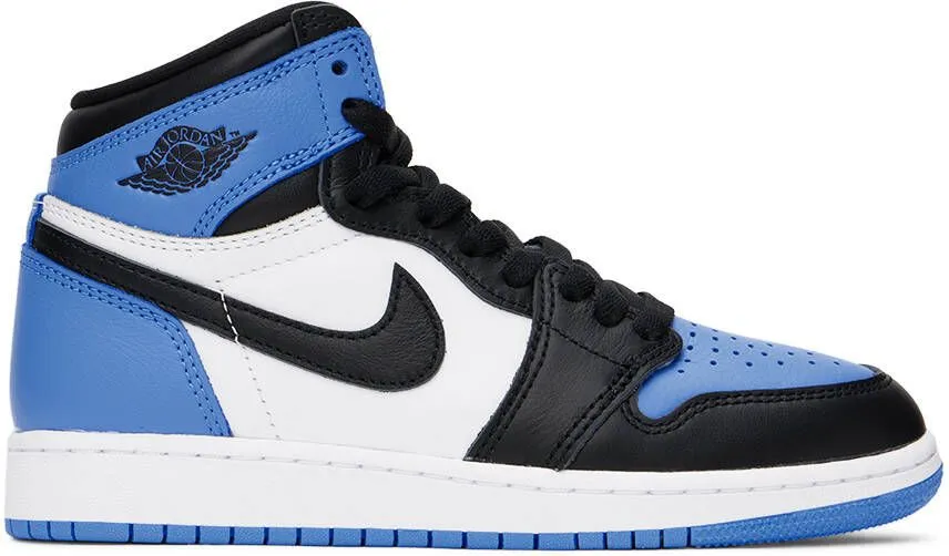 Nike Jordan Kids Blue Air Jordan 1 High OG Big Kids Sneakers