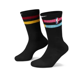 Nike Miami HEAT Elite Crew Socks