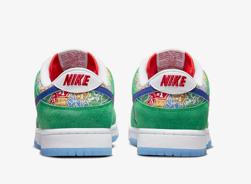 Nike SB Dunk Low Foam Finger Stadium Green Old Royal University Red DZ5184-300