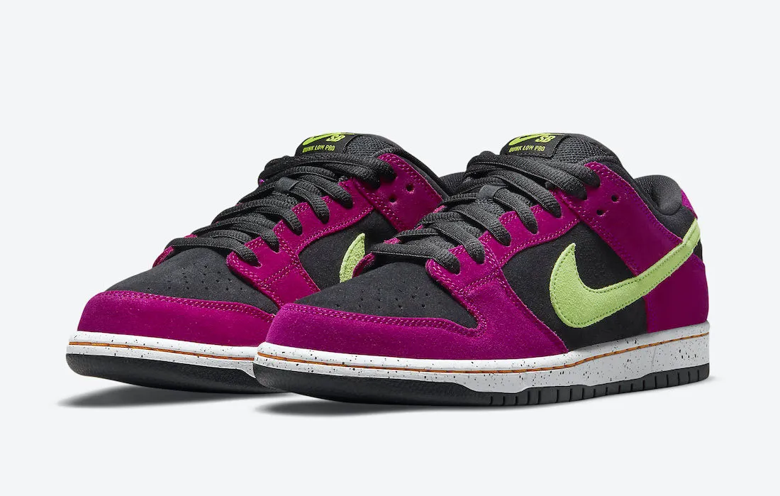 Nike SB Dunk Low Pro ACG Terra Red Plum Black Taxi Citron BQ6817-501