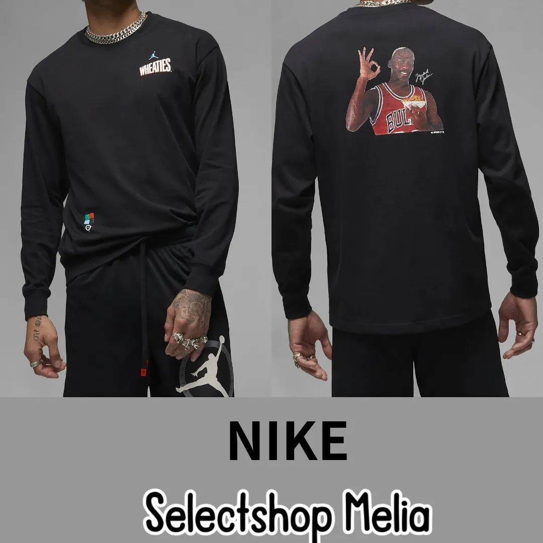 Nike Street Style Cotton Long Sleeve T-shirt Collaboration