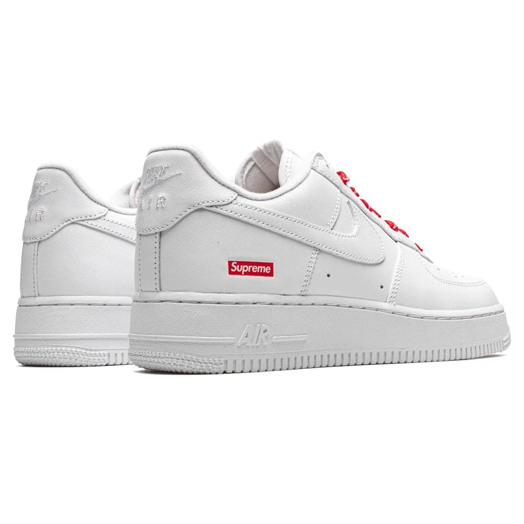 Nike Supreme Air Force 1 Low White Box Logo