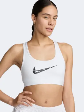 Nike Swoosh Women Training Bra White/Black