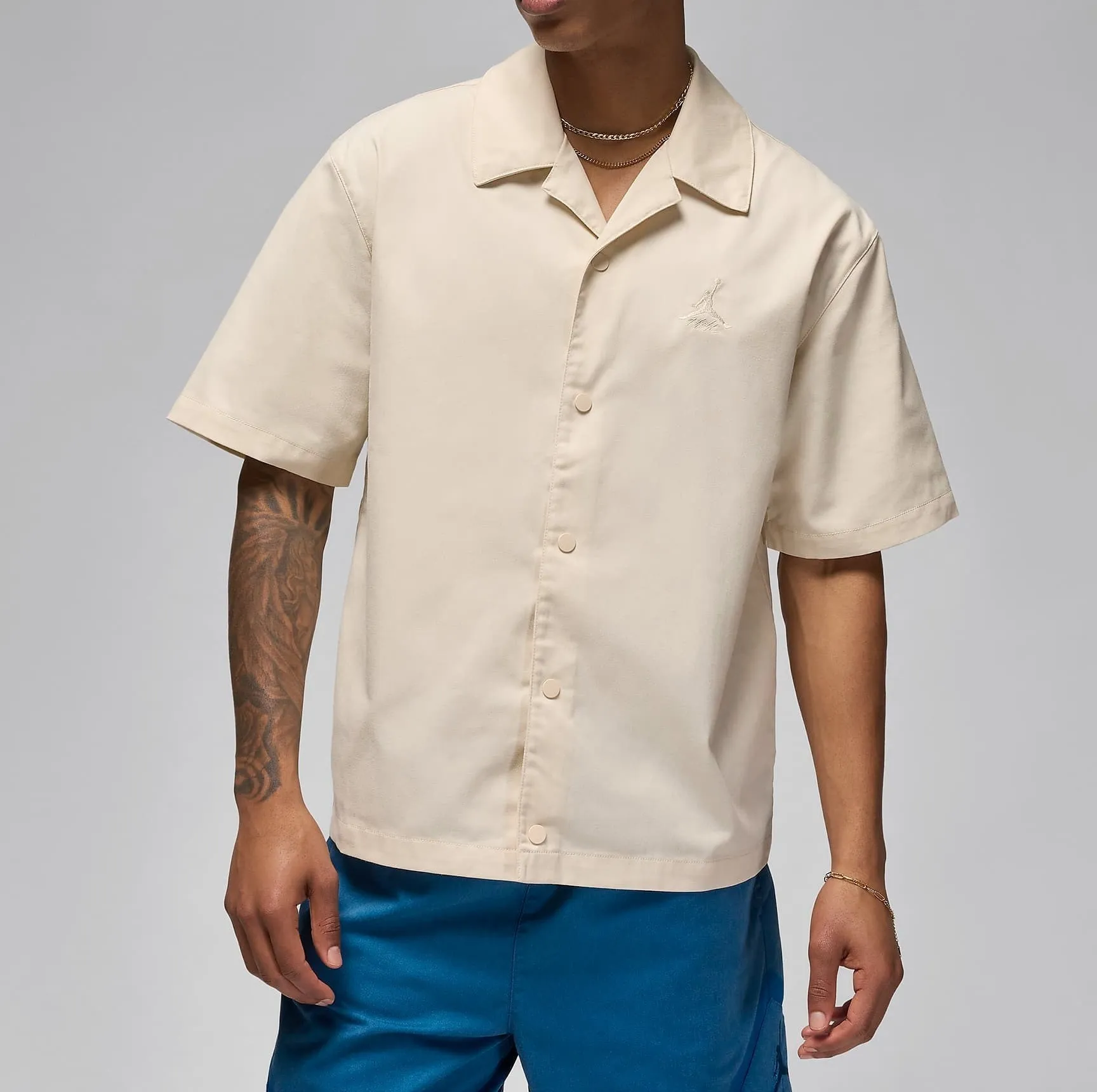 Nike Unisex Short Sleeves Logo Skater - Street Style+Plain